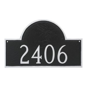 Classic Arch Standard One Line Address Sign Plaque