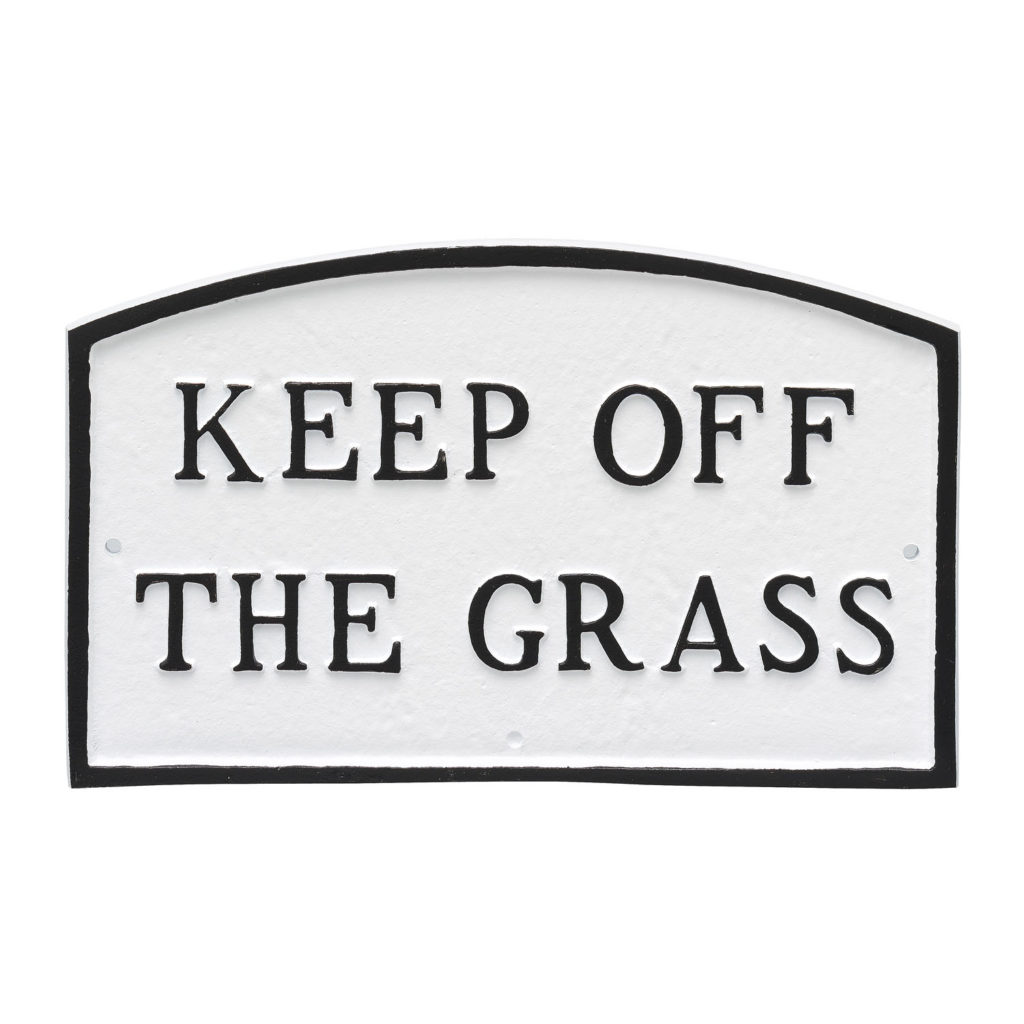 5-5-x-9-small-arch-keep-off-the-grass-statement-plaque-sign