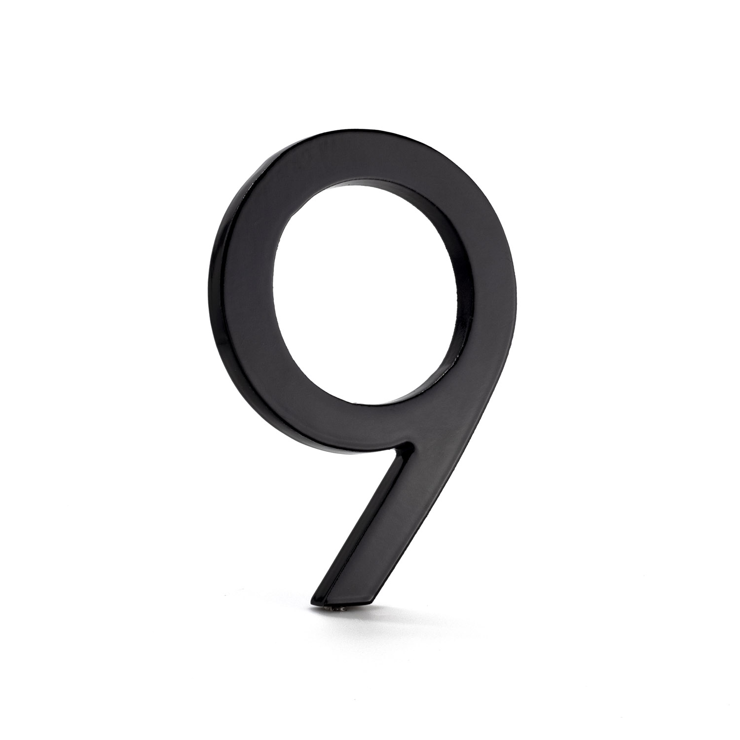 Modern House Numbers Aluminum Modern Font Number Three 